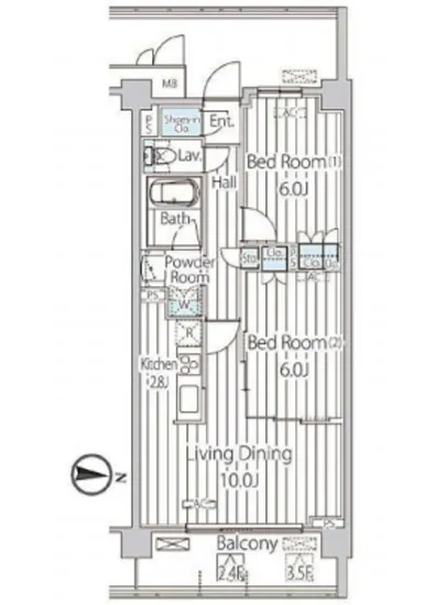 フェールメゾン西大島 401