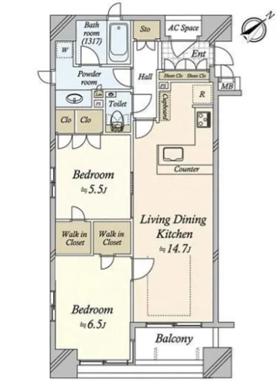 アスコットパーク日本橋富沢町 8F