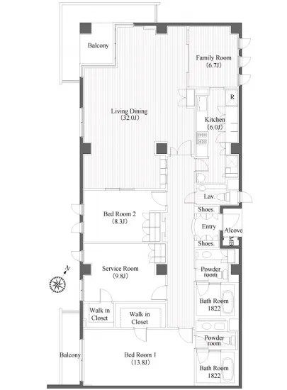 ウィンザーハウス広尾 304