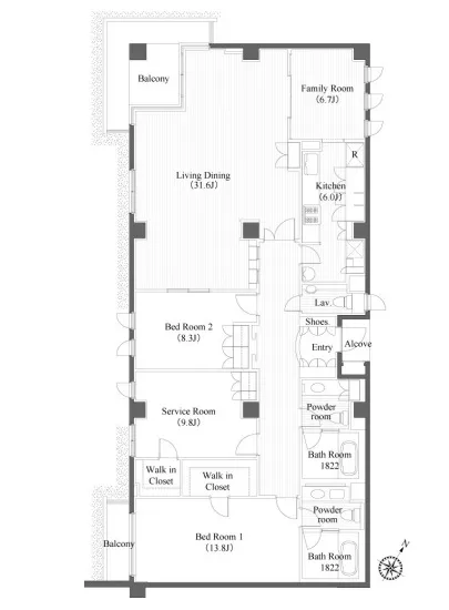 ウィンザーハウス広尾 104