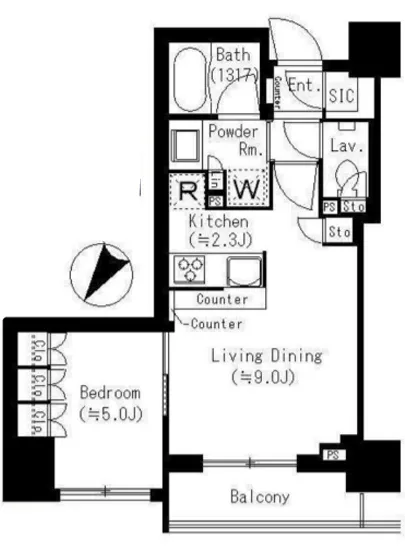 パークホームズ日本橋浜町二丁目ローレルアイ 1006