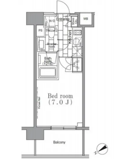 パークハビオ目黒リバーサイド 207