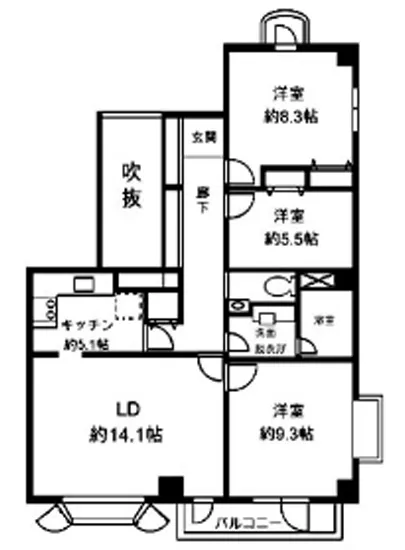 ブルグ池田山 201