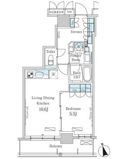 パークアクシス日本橋兜町 1003