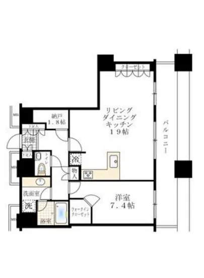 カテリーナ三田タワースイート　イーストアーク 16階