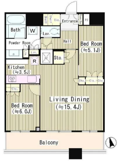 勝どきザ・タワー 4223