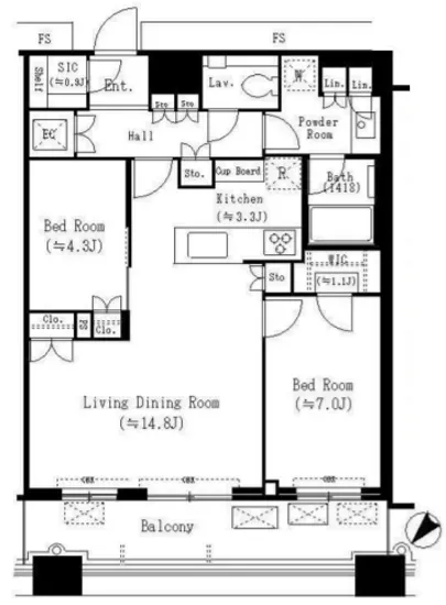 勝どきザ・タワー 51F