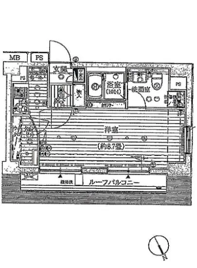 プレール・ドゥーク高輪 1201