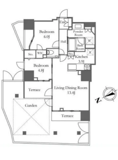 プラウド恵比寿ディアージュ 2F