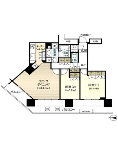 アーバンドックパークシティ豊洲タワー A-12F