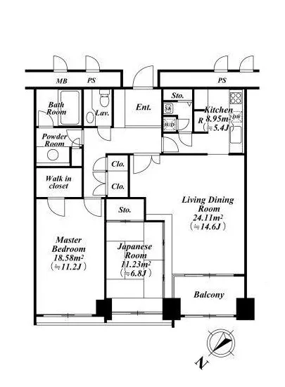 グリーンパーク赤坂 25F