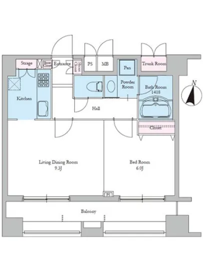 レジディア文京音羽2 1006