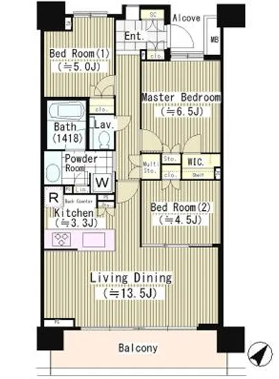 パークホームズ豊洲ザレジデンス 2132