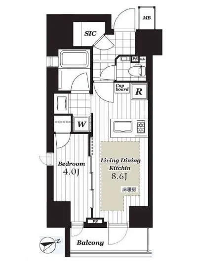 オープンレジデンシア虎ノ門 5階