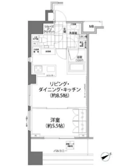 パークハビオ西新宿 1206