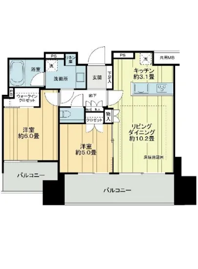 ローレルアイ恵比寿ピアース 1002
