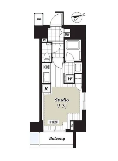 オープンレジデンシア虎ノ門 3階