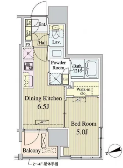 パークナードフィット新富町 402
