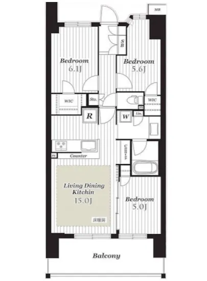 オーベルグランディオ品川勝島 215