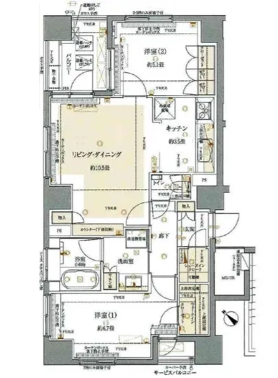 ウィルローズ月島テラス 4F