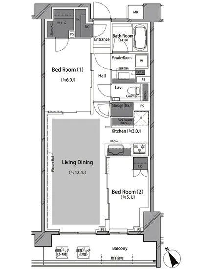 ライジングサン恵比寿二丁目 205
