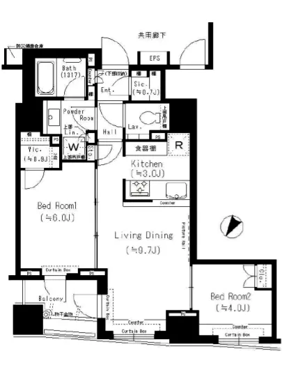 ザ・パークハウス水天宮前 602