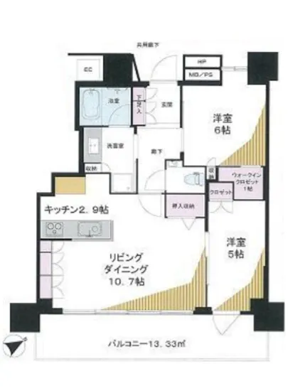 パークタワー東雲 17F