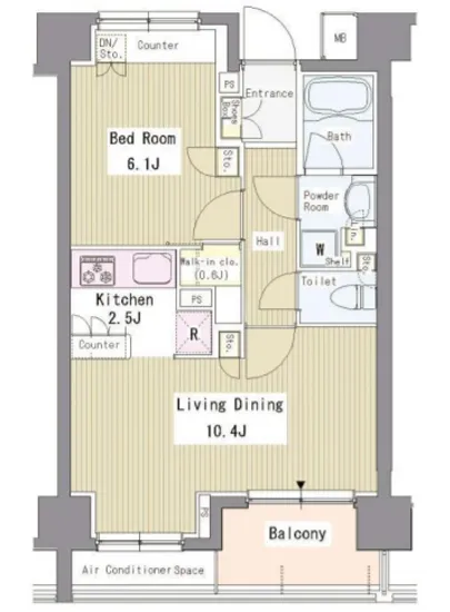 リベルテ月島 703