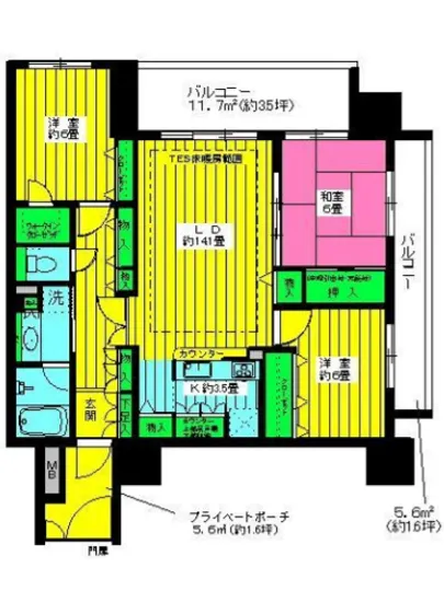 クレストフォルム銀座東 5F