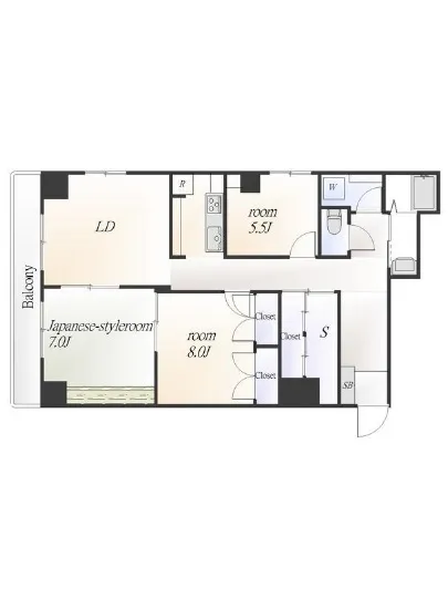 マンション京都白金台 3F