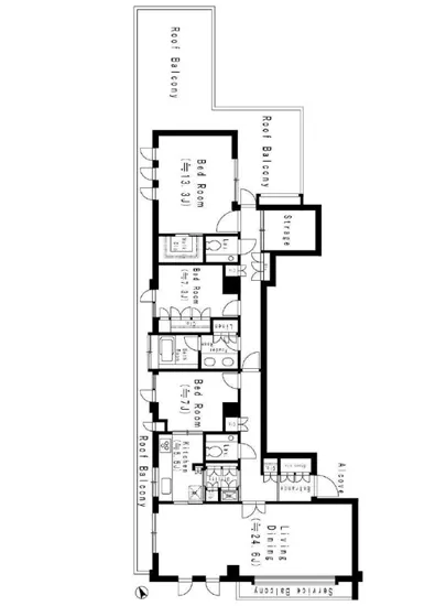 ハイレーゼ六本木三河台 502