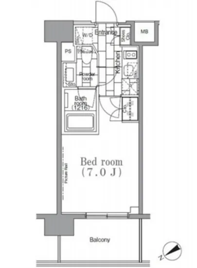 パークハビオ目黒リバーサイド 1007