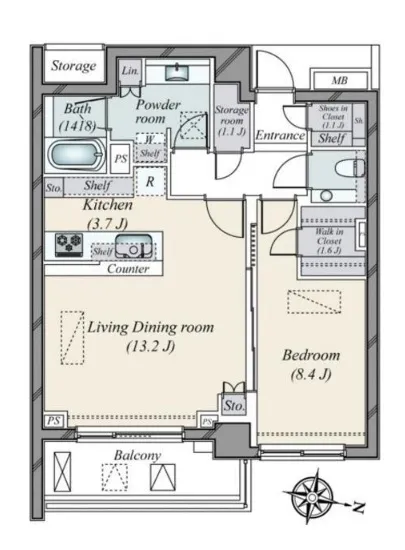 ザ・パークハウス西麻布霞町 2F