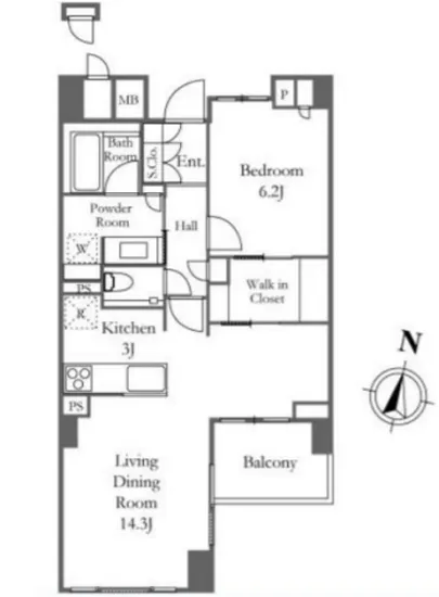 プラウド四谷大京町 2F