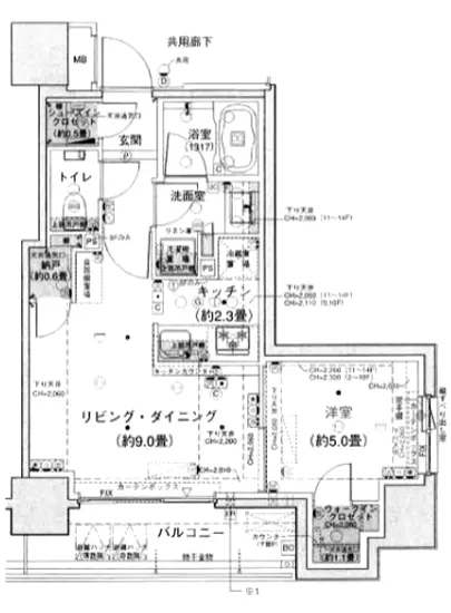 パークホームズ日本橋浜町二丁目ローレルアイ 1207