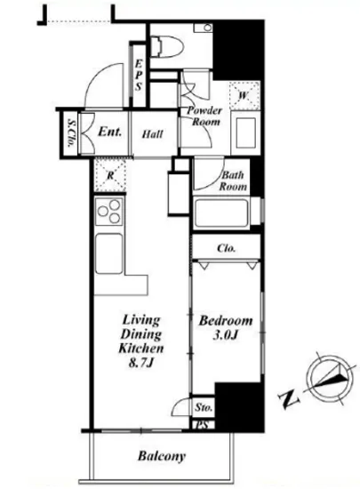 朝日マンション五反田 被り501