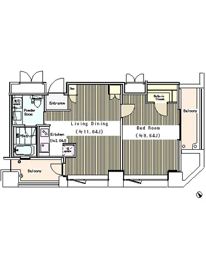 ガーデンアイル四谷 1003
