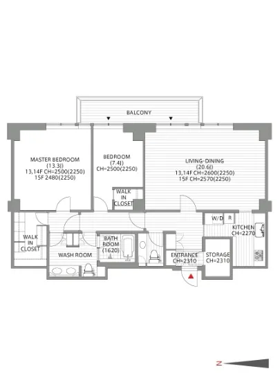 六本木ヒルズゲートタワーレジデンス 1303