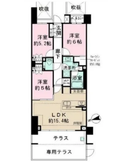 ザ・パークハウス柿の木坂 102