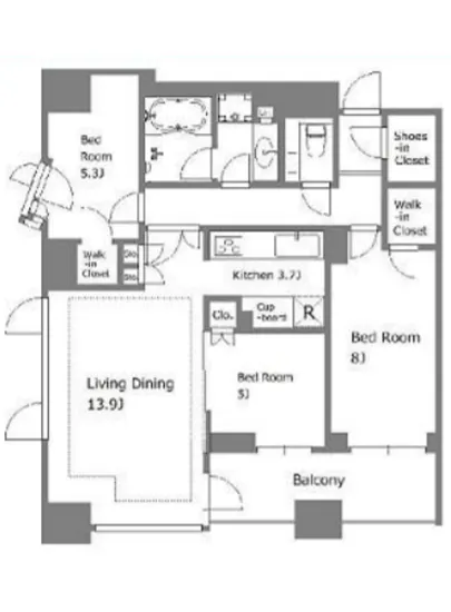 パークコート目黒青葉台ヒルトップレジデンス 702