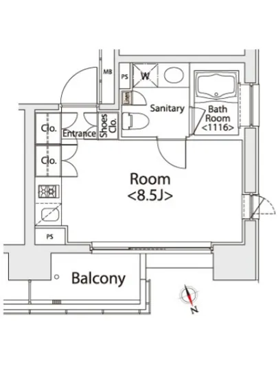 カスタリア戸越 609