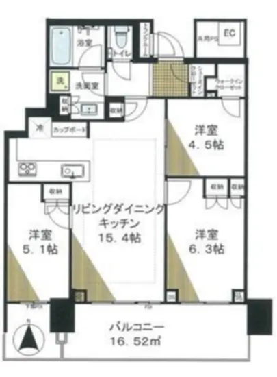 ベイズタワー&ガーデン 510