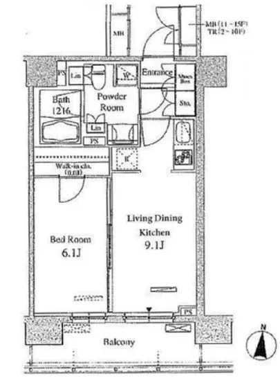 パークアクシス東陽町 1203