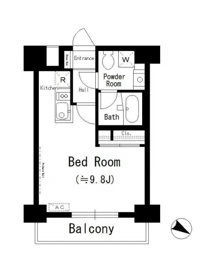 レジディア麻布十番II 702