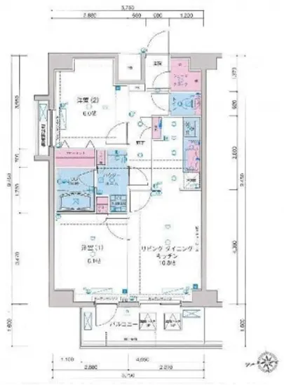 ジェノヴィア新宿グリーンヴェール 1301