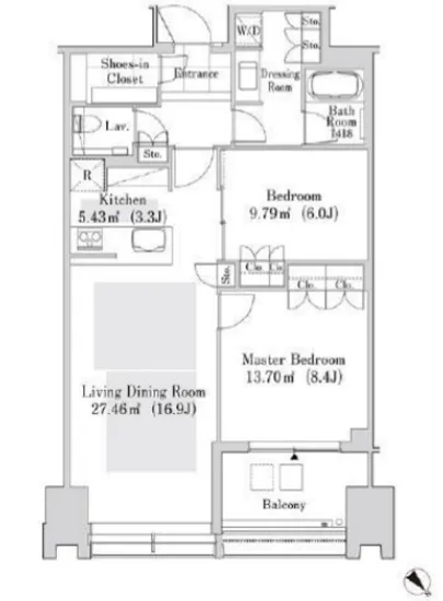 ラ・トゥール新宿ガーデン 3714