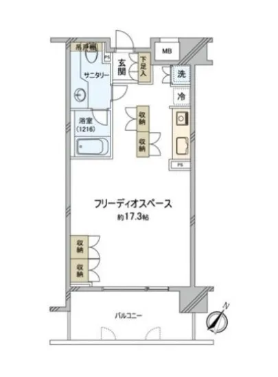 朝日白金台マンション 2階
