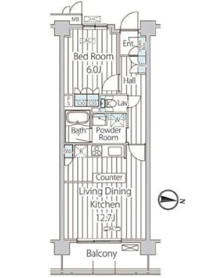 フェールメゾン西大島 503