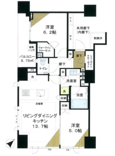 シティハウス勝どきステーションコート 12F