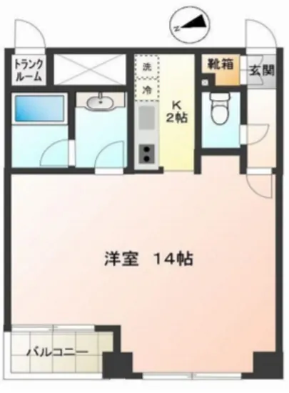 ユニーブル島津山 2F